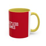 Sleepless Games Coffee Mug — Bold Red Gamer Mug (11oz/15oz)