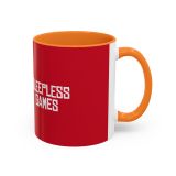 Sleepless Games Coffee Mug — Bold Red Gamer Mug (11oz/15oz)