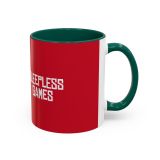 Sleepless Games Coffee Mug — Bold Red Gamer Mug (11oz/15oz)