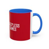 Sleepless Games Coffee Mug — Bold Red Gamer Mug (11oz/15oz)